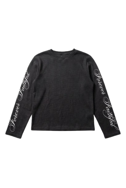 "Faith" Black Longsleeve