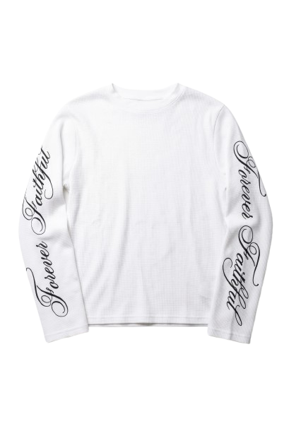 "Faith" White Longsleeve